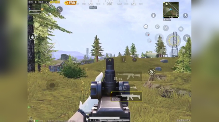 和平精英山谷钢枪吃鸡