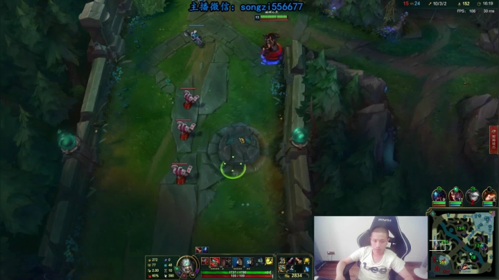 【2021-06-15 06点场】douyu丶松子：蛮王：版本T0 选到=包赢