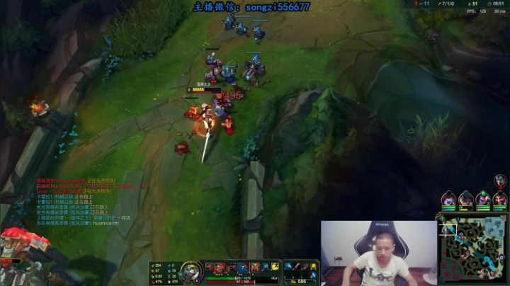 【2021-06-15 00点场】douyu丶松子：蛮王：版本T0 选到=包赢