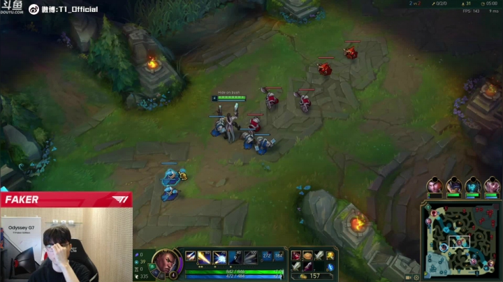 【2021-06-15 00点场】T1直播faker：T1 Faker
