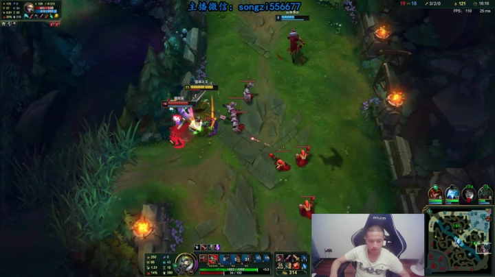 【2021-06-14 22点场】douyu丶松子：蛮王：版本T0 选到=包赢