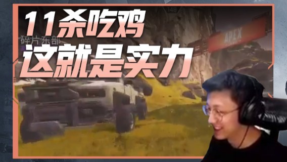 11杀吃鸡，这就是实力