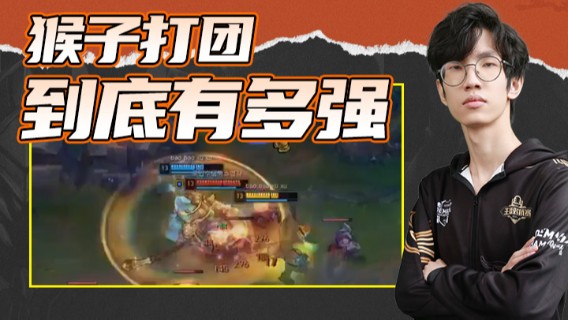 天灰灰qaq：猴子打团到底有多强4