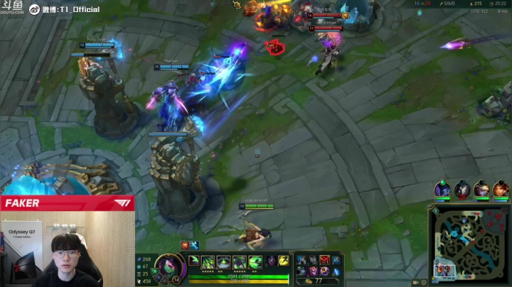 【2021-06-16 00点场】T1直播faker：T1 Faker