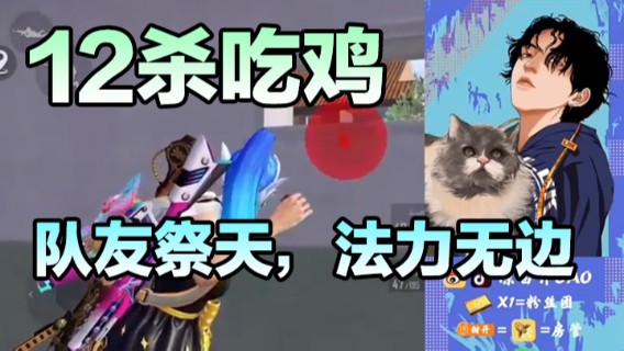 12杀吃，队友祭天，法力无边