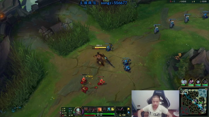 【2021-06-18 01点场】douyu丶松子：蛮王：版本T0 选到=包赢