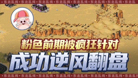 粉色前期被疯狂针对，稳扎稳打，成功逆风翻盘