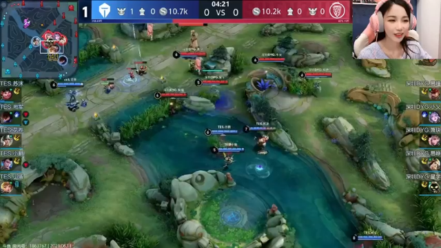 【2021-06-11 21点场】是小鹿哇：比赛：DYG vs TES