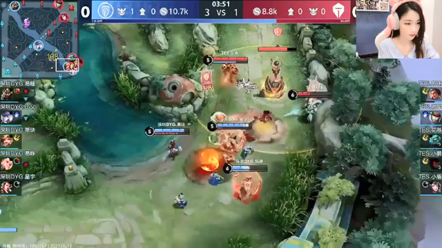 【2021-06-11 19点场】是小鹿哇：比赛：DYG vs TES