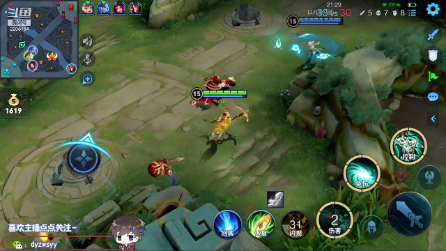 我在斗鱼看声优赵猥琐直播王者荣耀