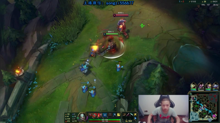 【2021-06-19 21点场】douyu丶松子：蛮王：版本T0 选到=包赢