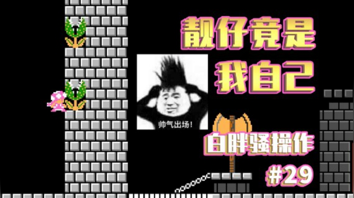 【白胖骚操作】29期 - 靓仔竟是我自己 《马里奥制造2》
