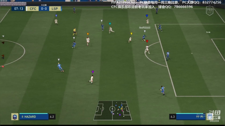 【2021-06-19 21点场】RainHazard：CFC俱乐部 FIFA Pro Club