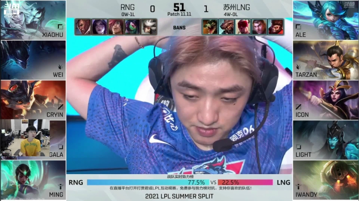 【英雄联盟】金咕咕金咕咕doinb的精彩时刻 20210620 20点场