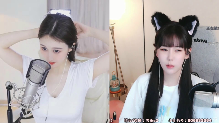 【2021-06-20 00点场】一只雪兔i：（直播中）今天是唱歌的小兔