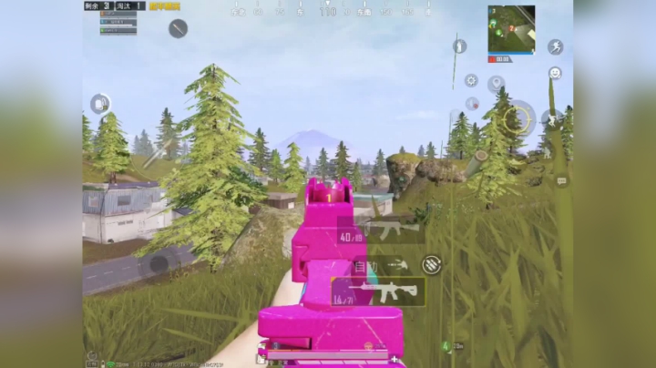 和平精英：远距离机瞄击倒淘汰