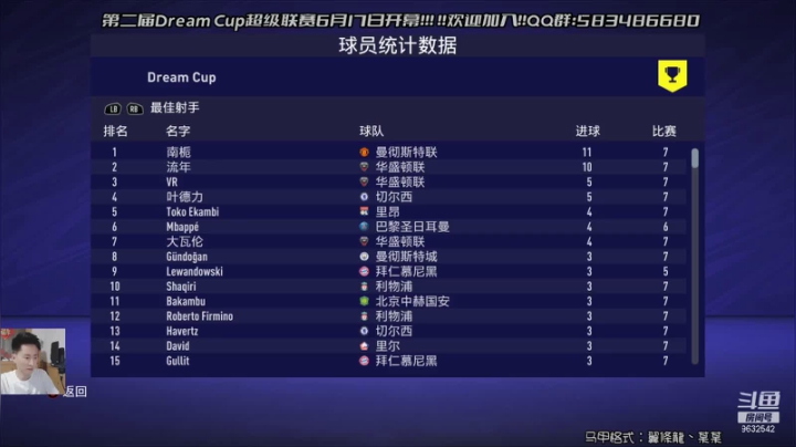 【2021-06-21 23点场】天翼前锋：Dream Cup超级联赛