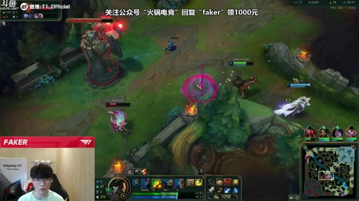 【faker】7杀6助攻，和队友完美配合，25分钟结束比赛