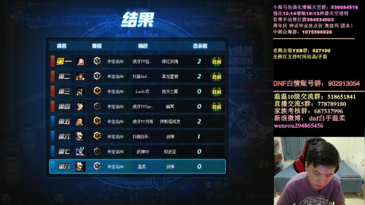 【2021-06-20 21点场】DNF白手温柔：今晚超顶级中韩44是否超神