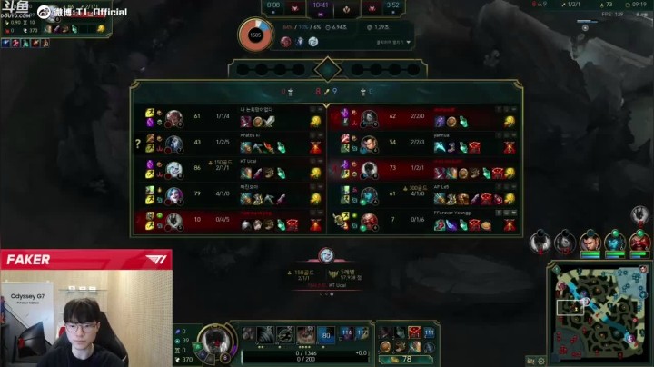【faker】12杀中单盲僧，不愧是faker，什么都可以打中单