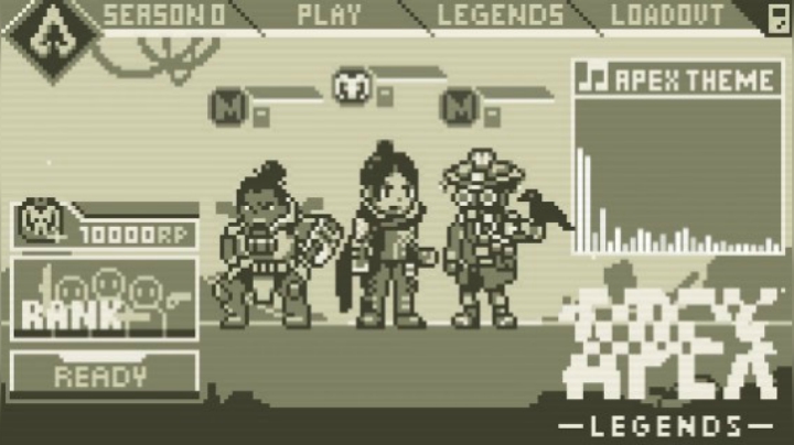 用8-bit复古点阵风格打开《APEX英雄》是一种什么体验？