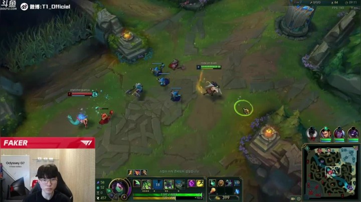 【faker】中单阿卡丽，传送下来就是一秀三，成功拿下对方水晶