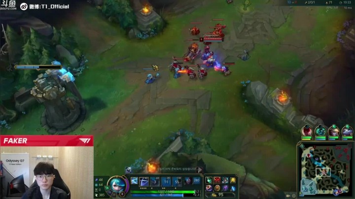 【faker】中单格温10杀7助攻，和队友精妙配合，拿下比赛胜利