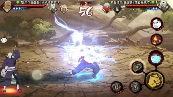 【ice秋风】这忍者也太强了吧！秋风雷影一串三完胜！