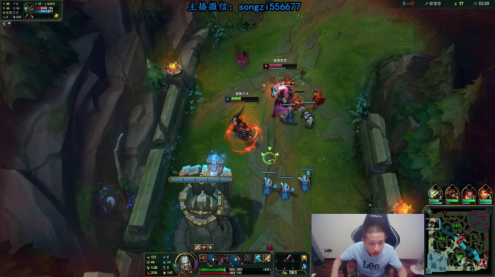 【2021-06-23 01点场】douyu丶松子：蛮王：版本T0 选到=包赢