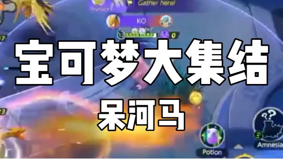宝可梦大集结精彩镜头（呆河马）