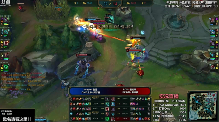 【2021-06-23 01点场】胖胖灬：胖胖OB：RNG\TES\IG\韩服开打