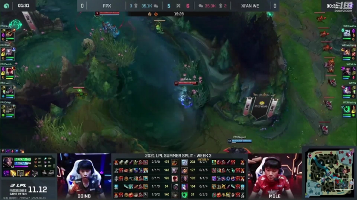 【2021-06-23 19点场】解说娃娃：晚上二路 白天随便