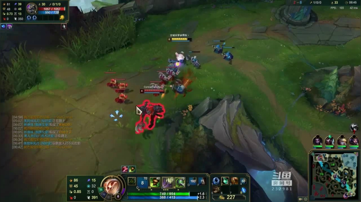 上单提莫，20分钟推倒敌方水晶，对手只能在泉水做最后的挣扎了