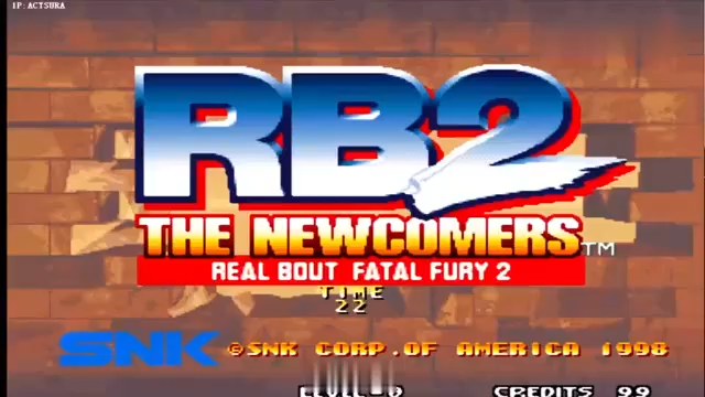 拳皇宇宙故事系列的基石：饿狼传说RB2原汁原味的98里特瑞速通