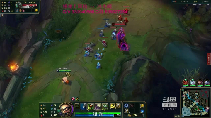 上单提莫，6杀7助攻，打到对面投降