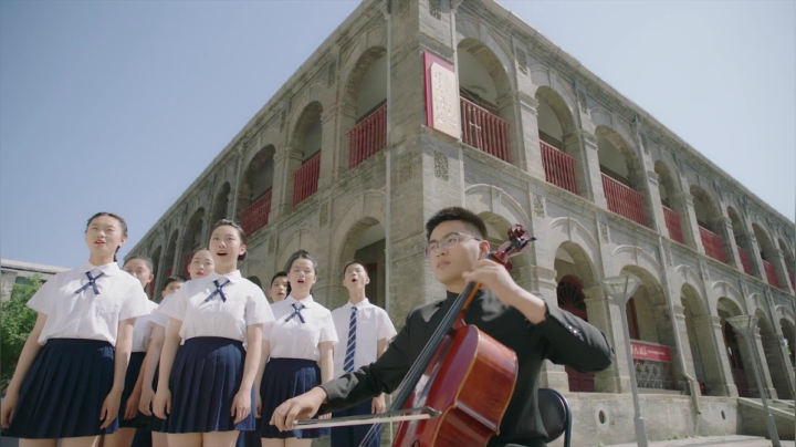 绝美！《映山红》 北京市学生献唱建党百年华诞
