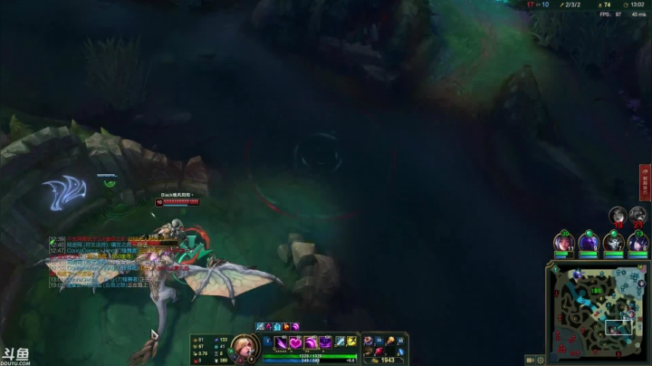 我在斗鱼看小丸子因因直播英雄联盟