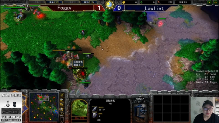 【TED出品】Smile杯8进4 Lawliet vs Foggy 诸葛罗现身