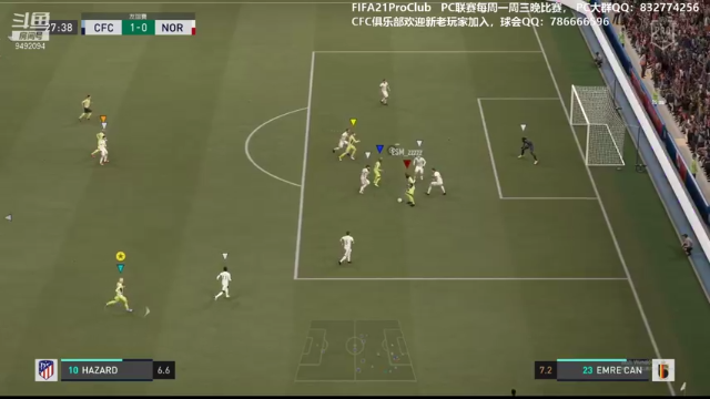 【2021-06-26 23点场】RainHazard：CFC俱乐部 FIFA Pro Club