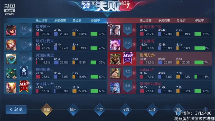 【2021-06-27 11点场】皇玺丶Fly高一刀：高一刀：继续上王者