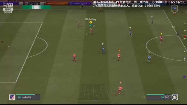 【2021-06-27 23点场】RainHazard：CFC俱乐部 FIFA Pro Club