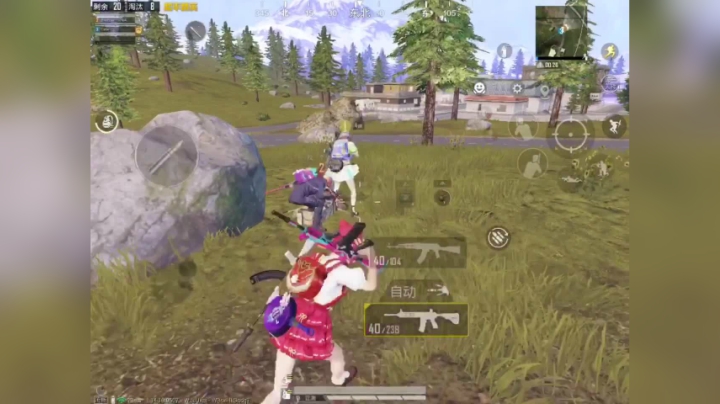 和平精英：石心城周围第二波架