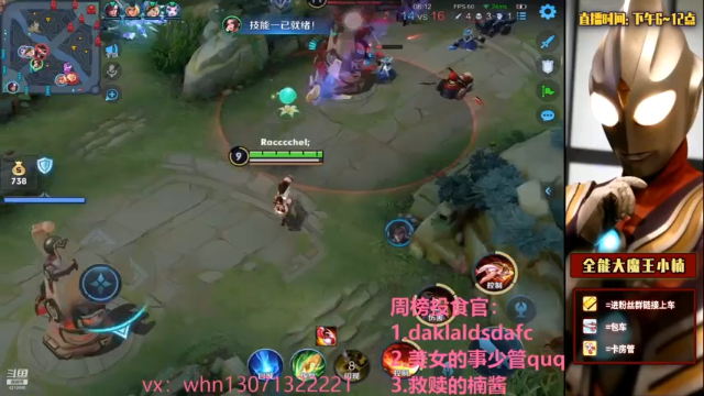 【2021-06-26 23点场】大魔王小楠：国服打野微信区带粉