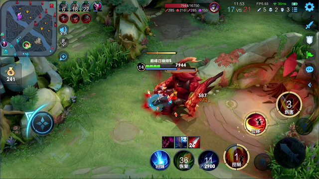 【王者荣耀】白白白白白3的精彩时刻 20210628 22点场