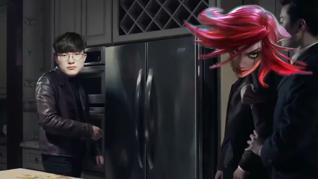 【faker】faker上演顶级别吃压制，三波兵卡特一刀没吃