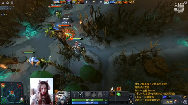 【2021-06-23 22点场】小白喵学Dota：omg好好玩哦