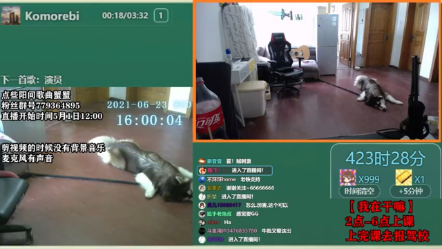 【2021-06-23 16点场】爱玩游戏的赫某人：赫某人52天没下播，还需直播...