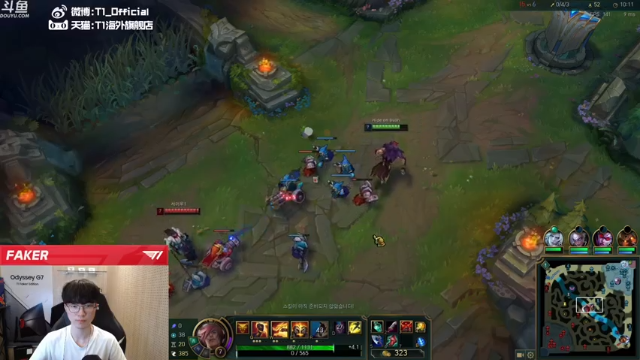 【2021-06-29 00点场】T1直播faker：T1 Faker
