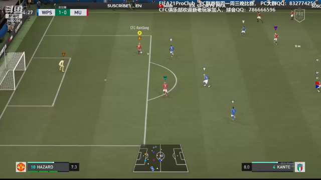 【2021-06-29 23点场】RainHazard：CFC俱乐部 FIFA Pro Club