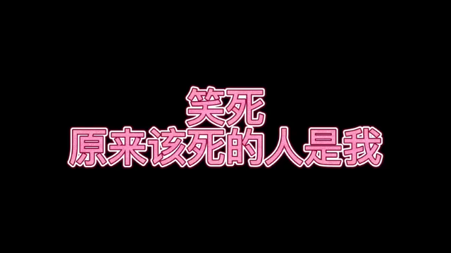 笑死，原来该死的人是我